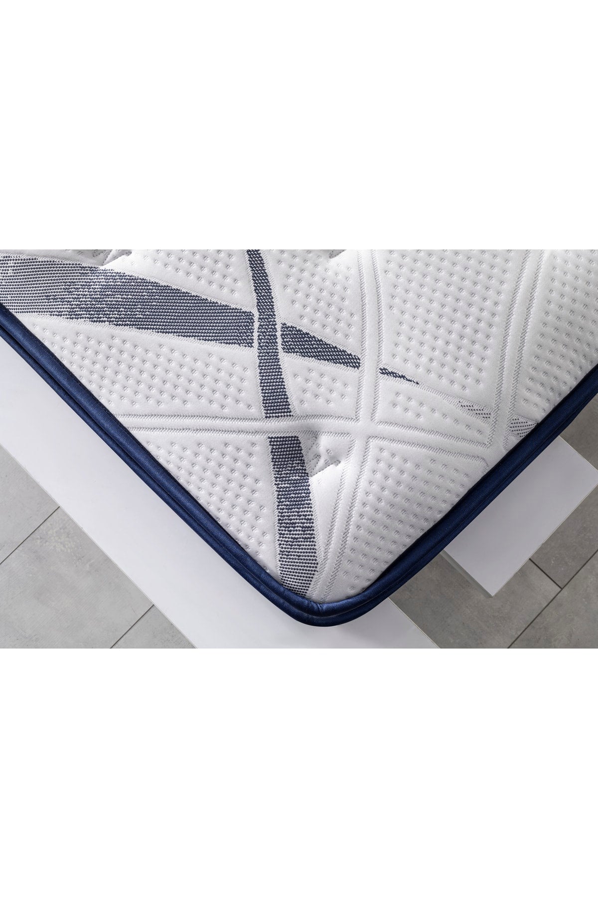 Ultra Full Ortopedik Pamuklu Süper Yaylı Yatak Blue Line Bed10