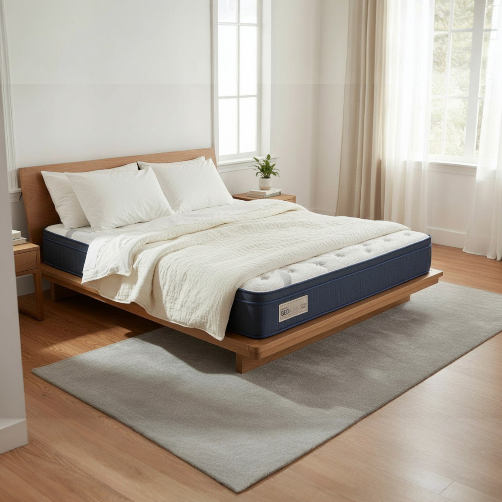 BED10 | Blue Line Full Ortopedik Pamuklu Süper Yaylı Yatak