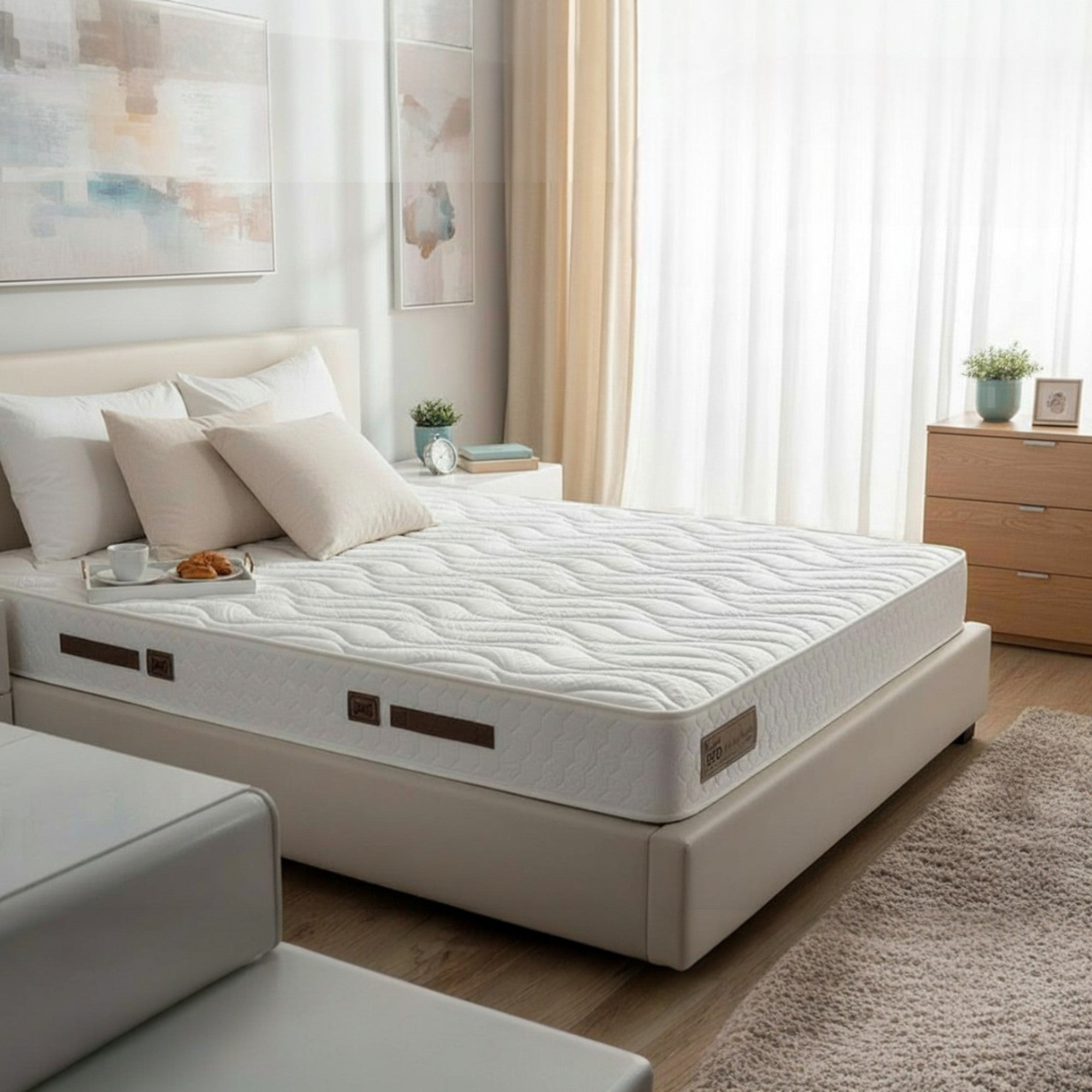 Deep Sleep | Pamuklu Kumaş Tam Ortopedik Yaylı Yatak